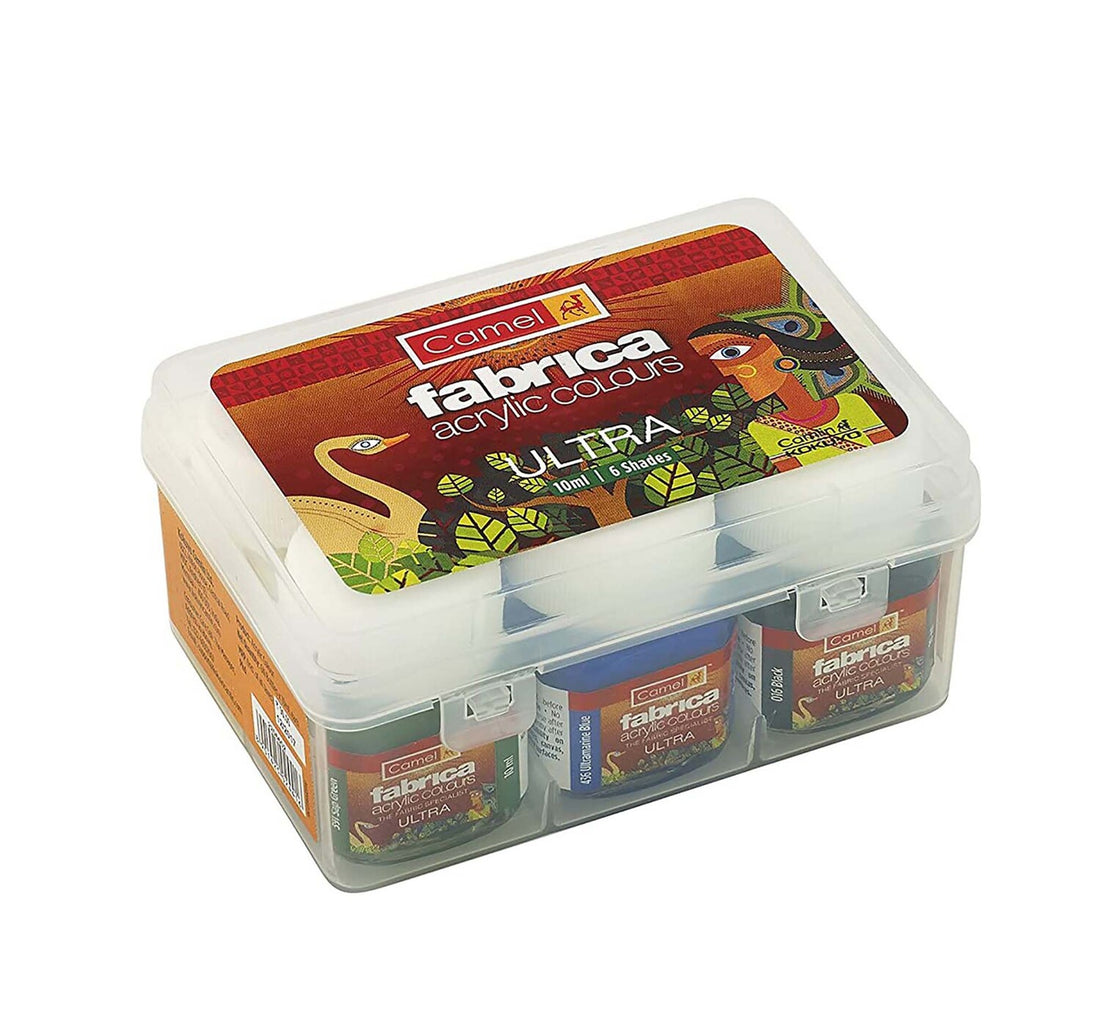 Camel Fabrica Acrylic Colours Ultra Sets 10mlx6 Shades
