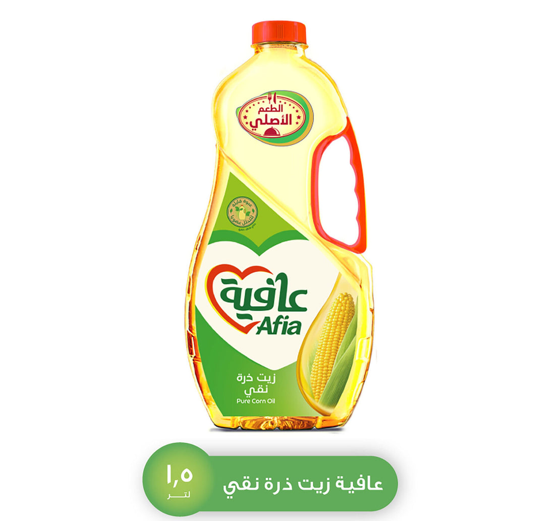 Afia Pure Corn Oil Enriched with Vitamins A D & E 1.5 Litres