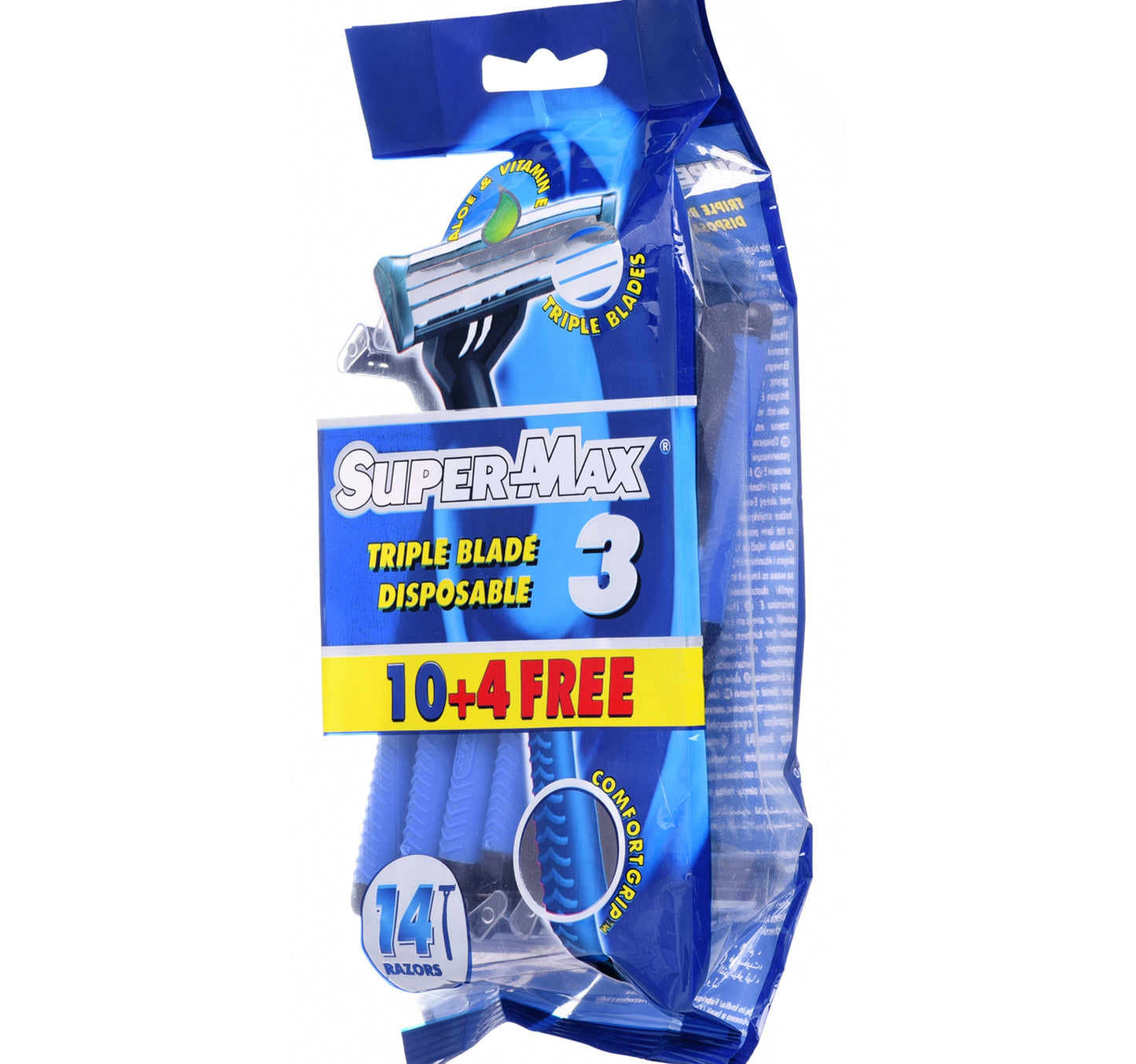 Super Max Men Disposable Triple Blade 14 pcs