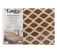 Laura Fitted Sheet 120 x 200cm Assorted Colors