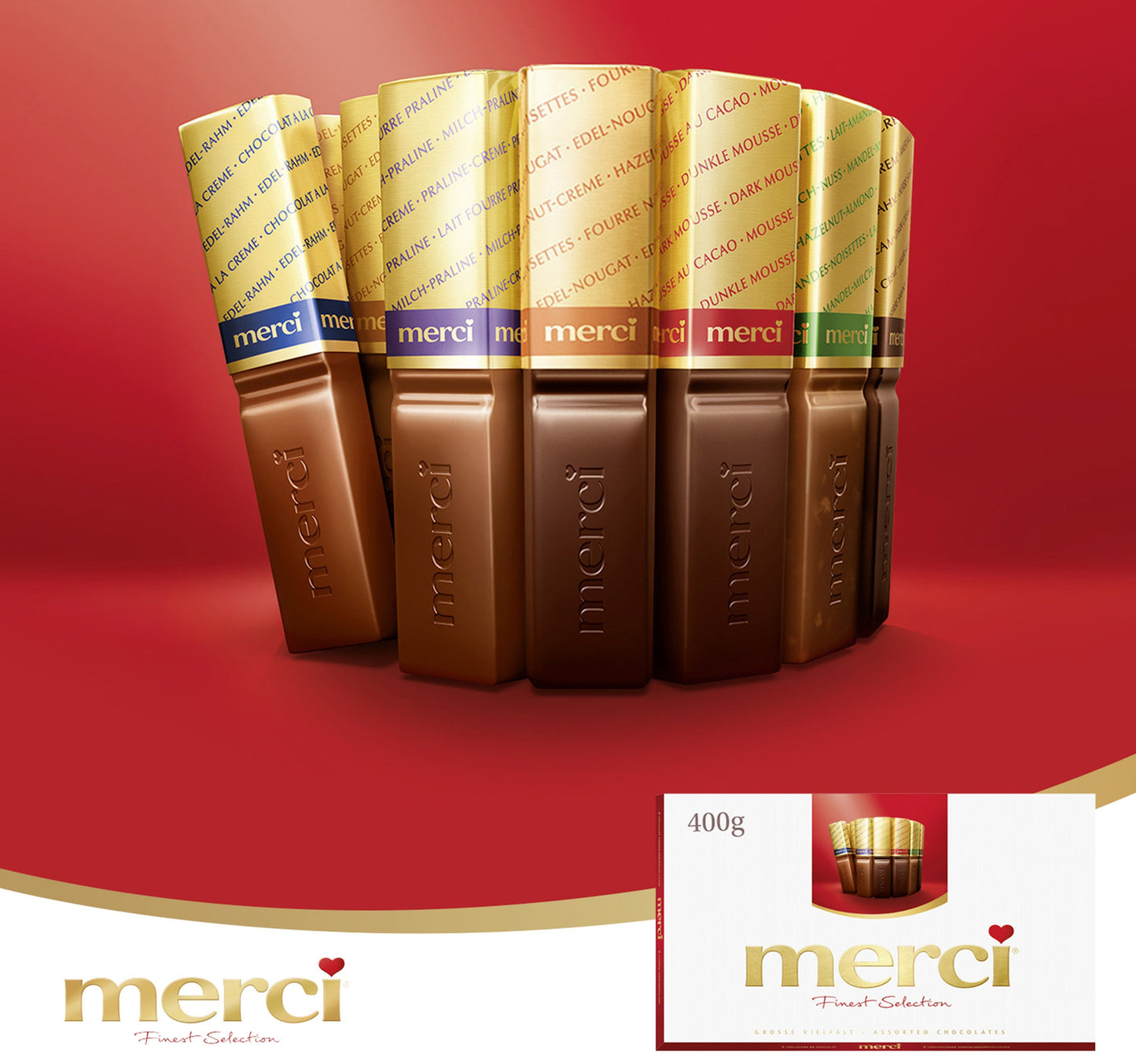 Merci Finest Selection Chocolates 400 g