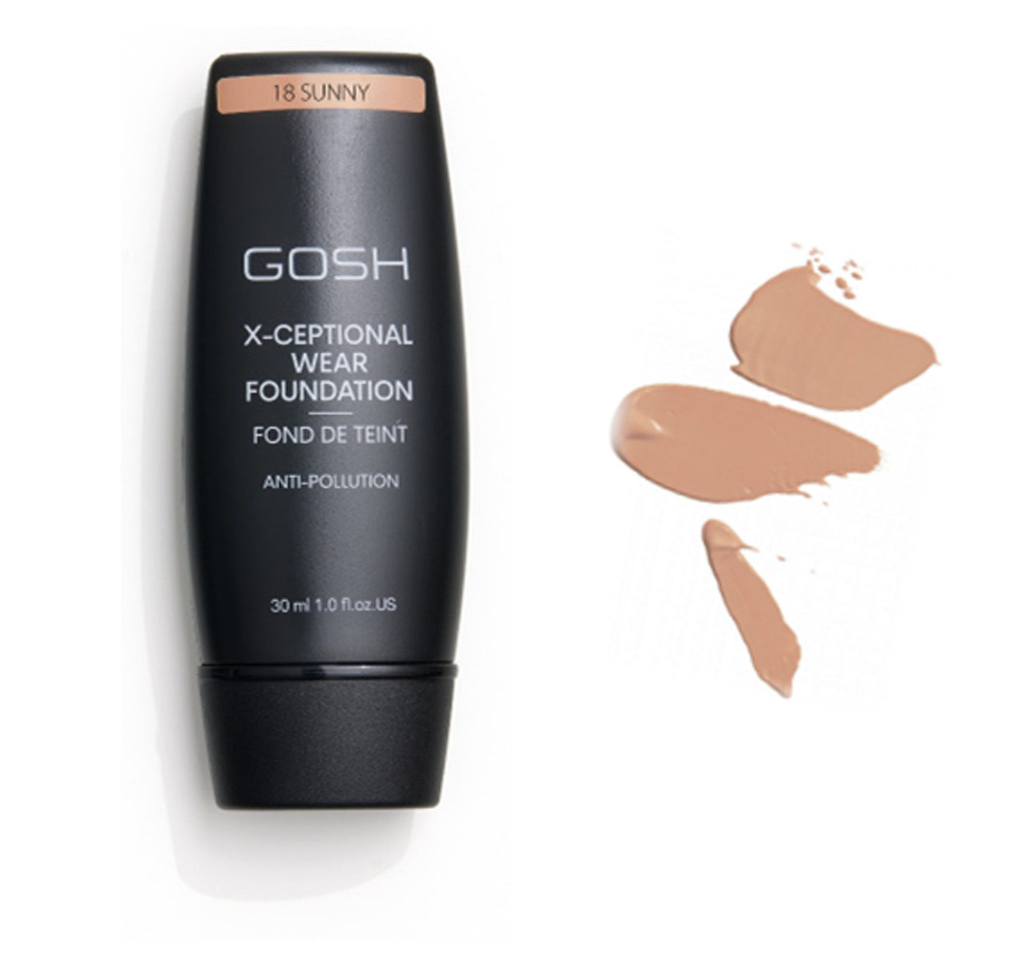 Gosh X-Ceptional Wear Foundation Sunny 18 30 ml