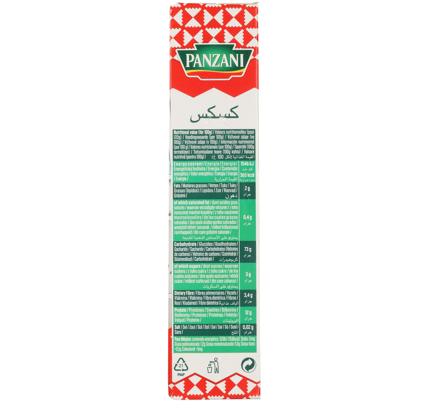 Panzani Couscous 500 g