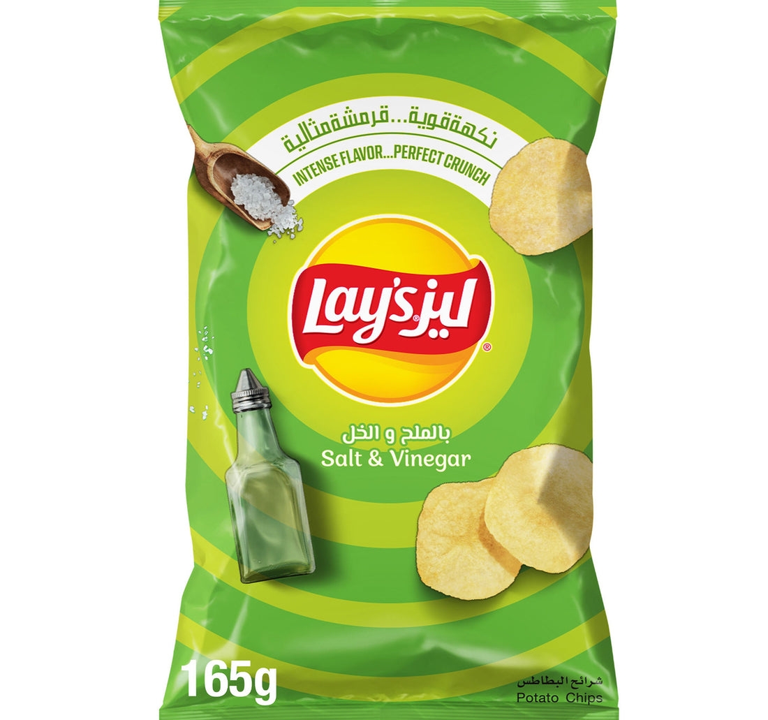 Lay’s Salt and Vinegar Potato Chips 165 g