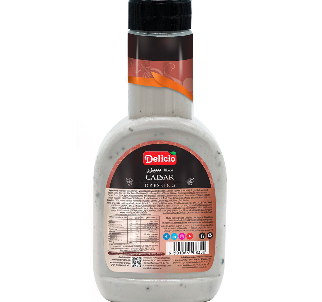 Delicio Caesar Dressing 267 ml