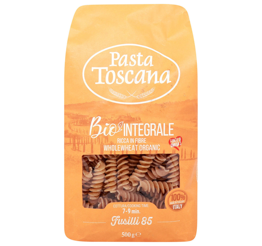 معكرونة توسكانا Bio Integrale من القمح الكامل العضوي فوسيلي سوبر رقم 85 500 جم