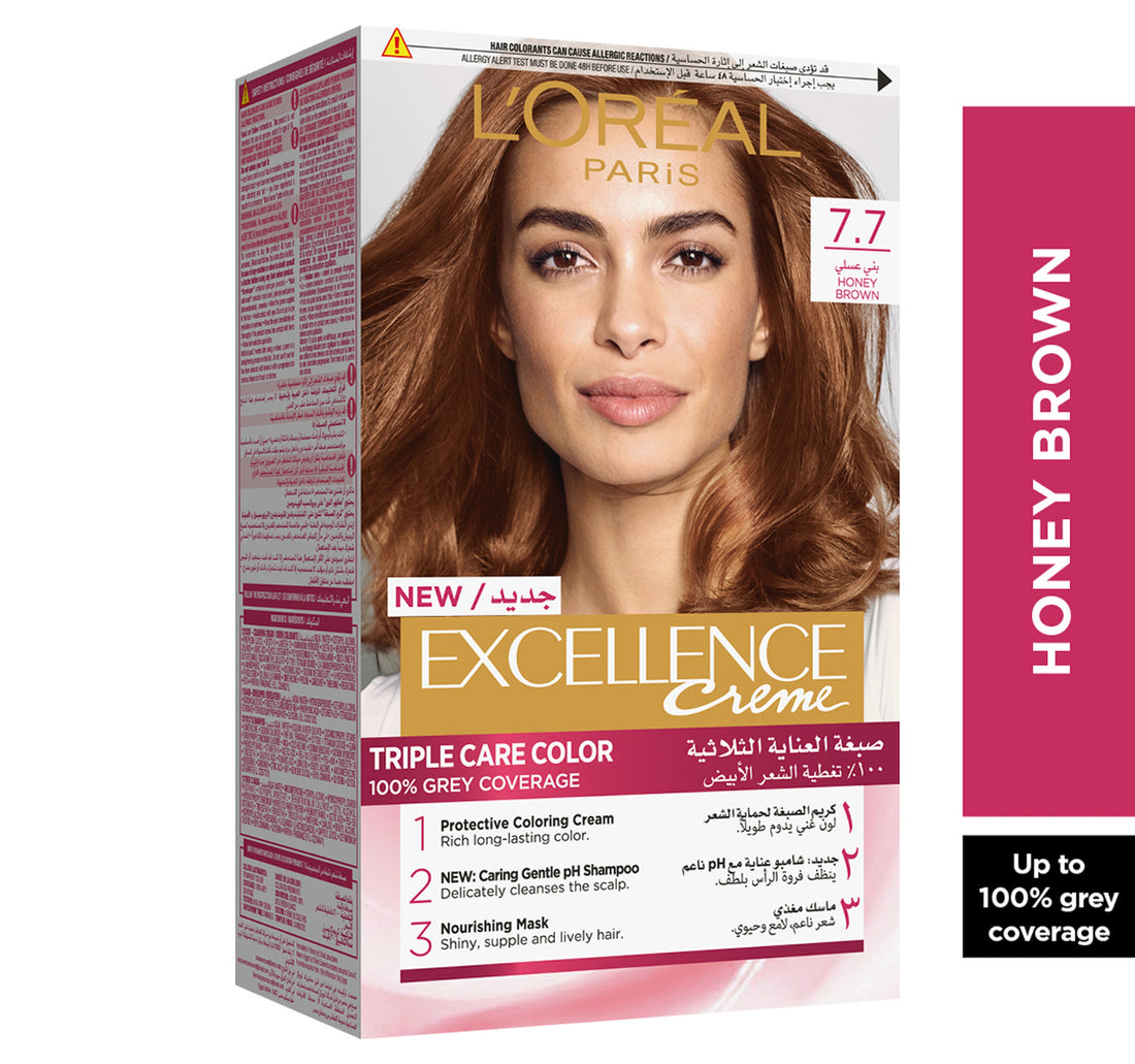 L'Oreal Paris Excellence Creme Color 7.7 Honey Brown 1 pkt