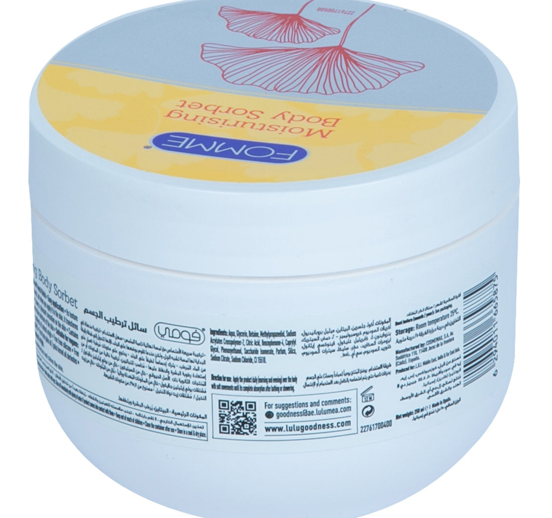 Fomme Moisturising Body Sorbet 250 ml