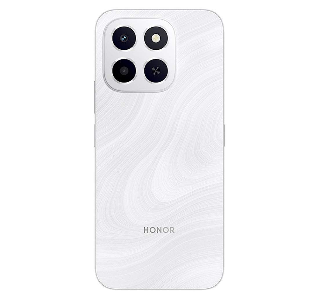 Honor X6c 4G Smartphone, 6 GB RAM, 128 GB Storage, Moonlight White
