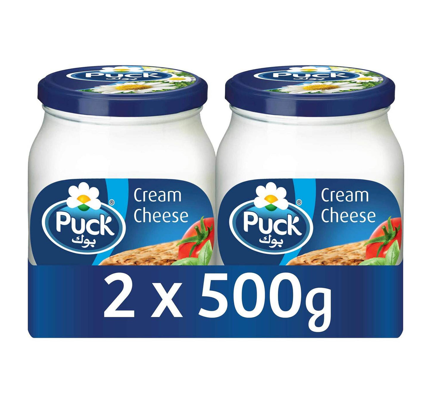 Puck White Cheese Jar 2 x 500 g