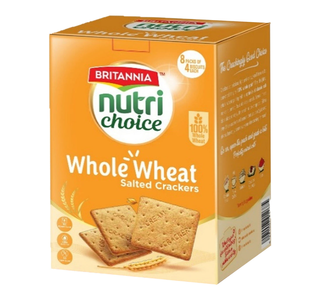 Britannia Nutri Choice Whole Wheat Salted Crackers 175 g