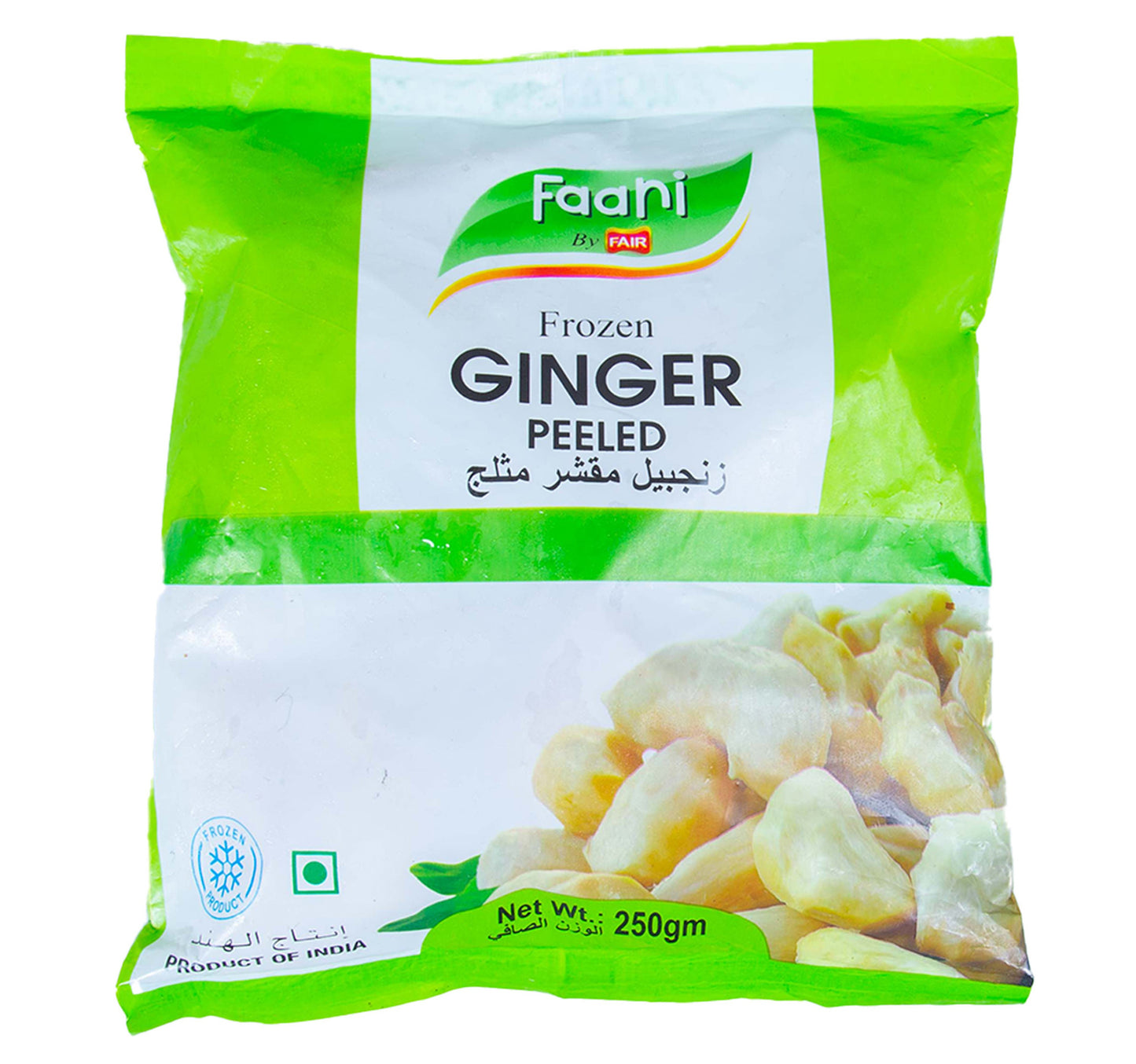 Faani Frozen Ginger Peeled 250 g