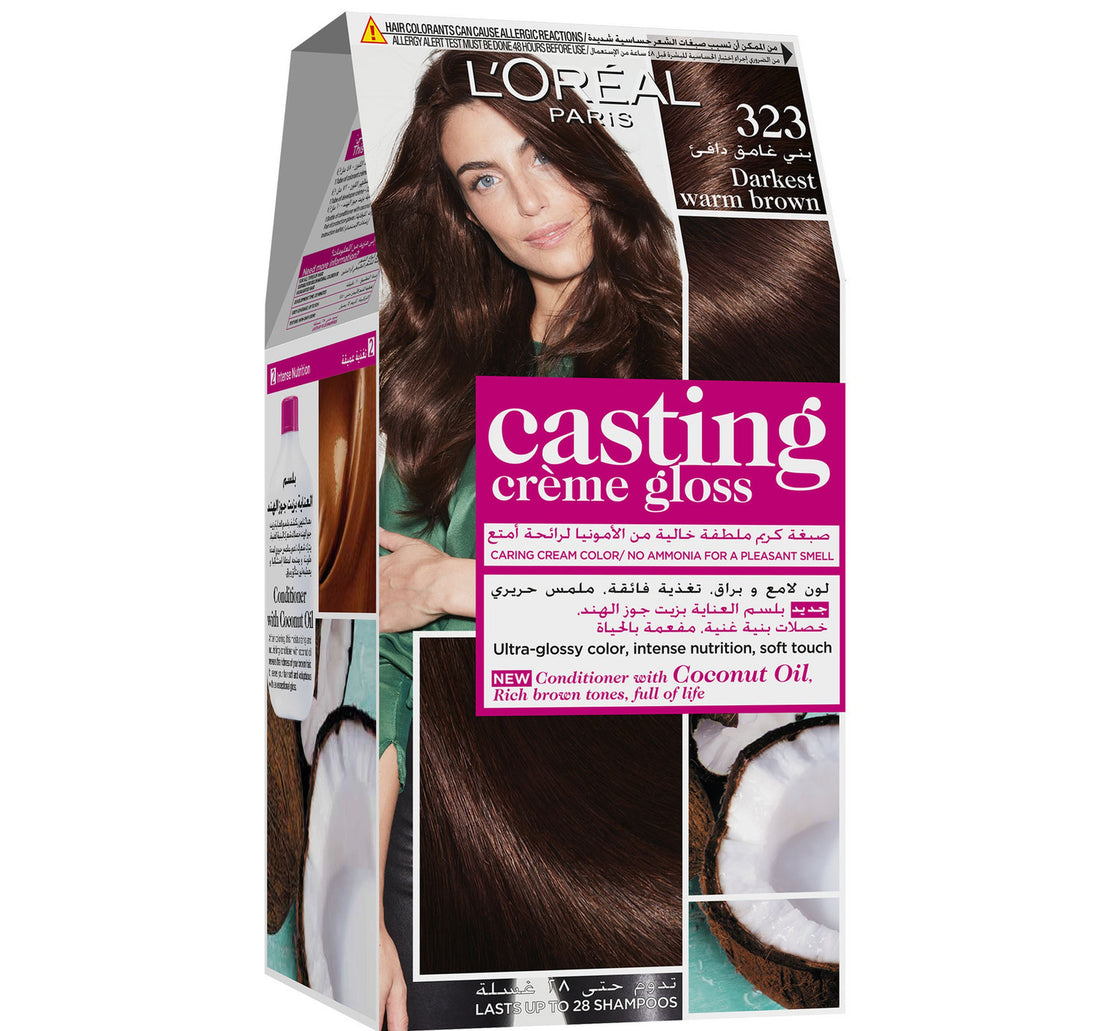 L'Oreal Paris Casting Creme 323 Gloss Darkest Warm Brown 1 pkt