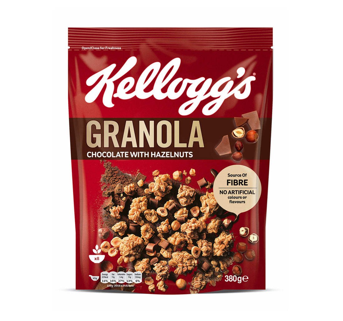 Kellogg's Granola Chocolate With Hazelnuts 380 g