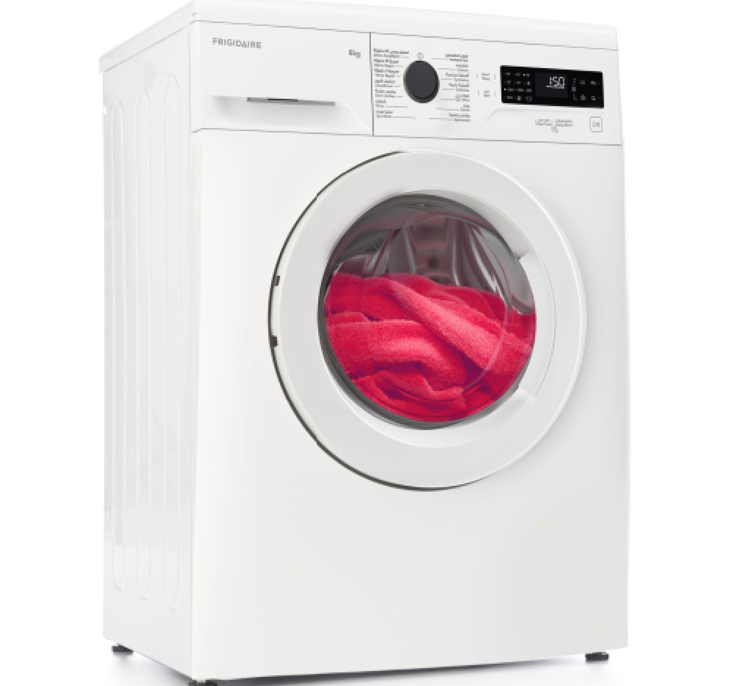 Frigidaire Front Load Washing Machine, 8 kg, 1200 RPM, White, FWF824A5W