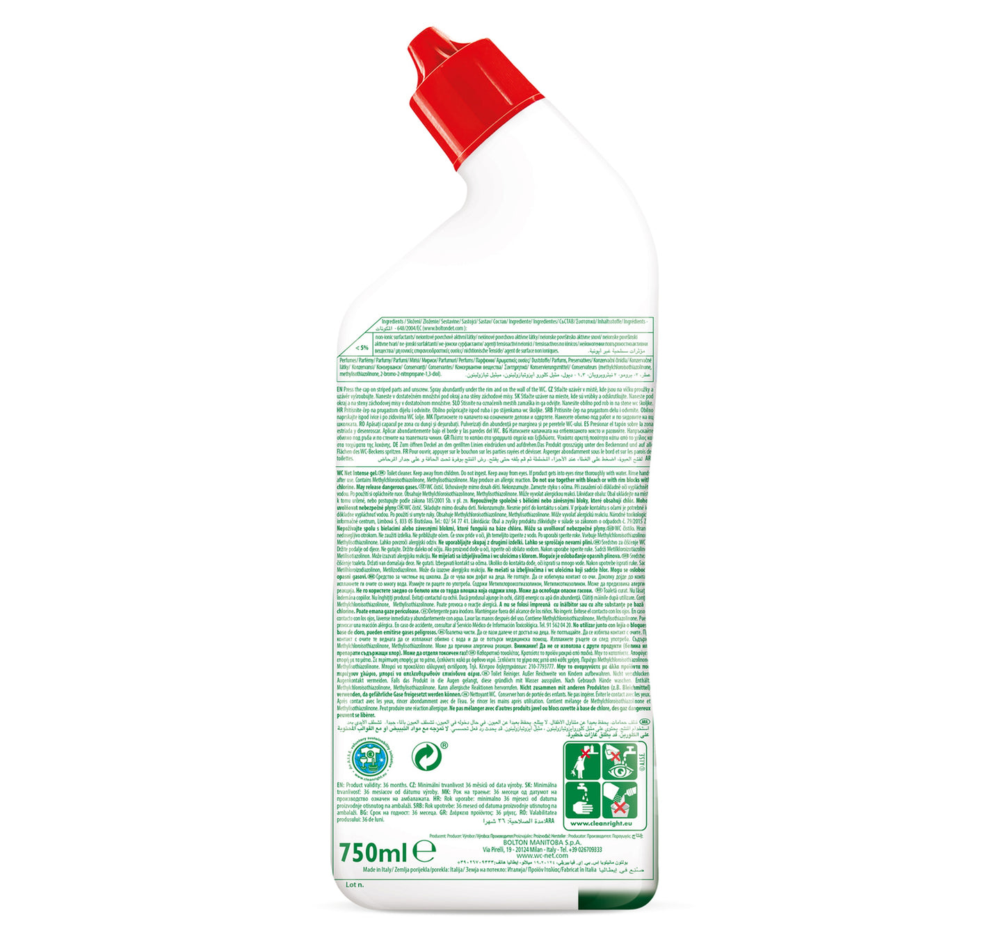 Wc Mountain Intense Gel Mountain Fresh 750 ml