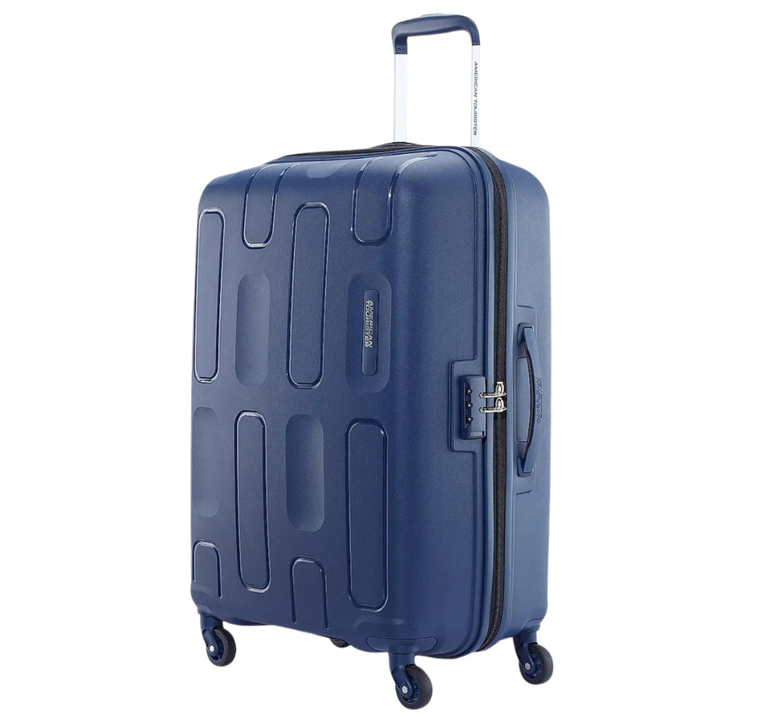 American Tourister Ellipso 4 Spinner Wheel Hard Trolley, 79 cm, Navy