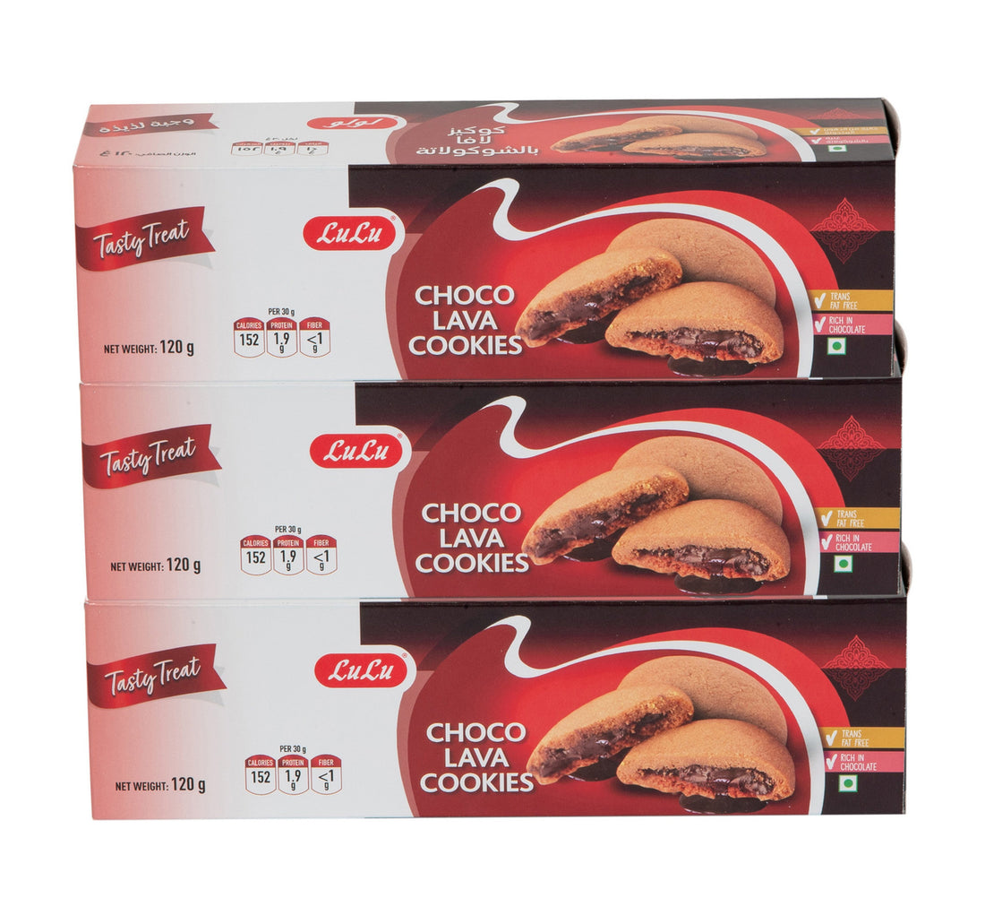 LuLu Choco Lava Cookies 3 x 120 g