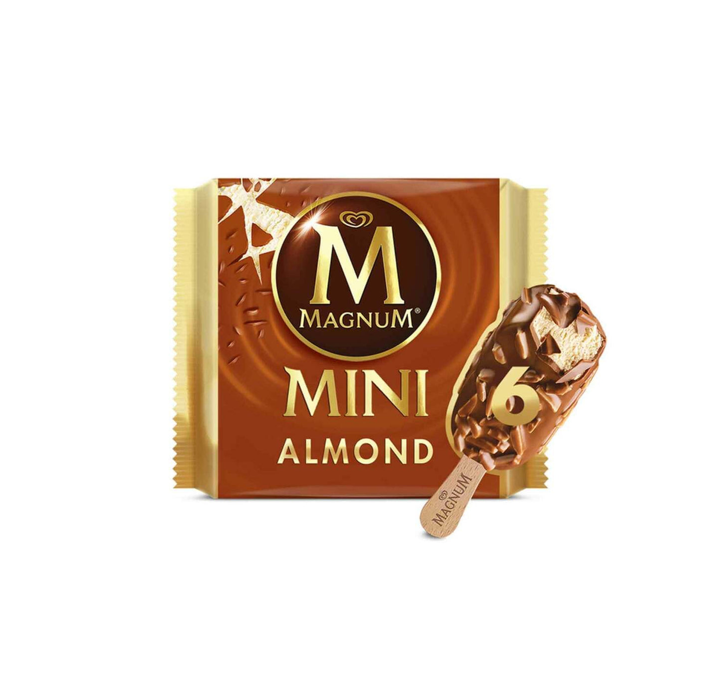 Magnum Almond Mini Ice Cream Stick 6 pcs 345 ml