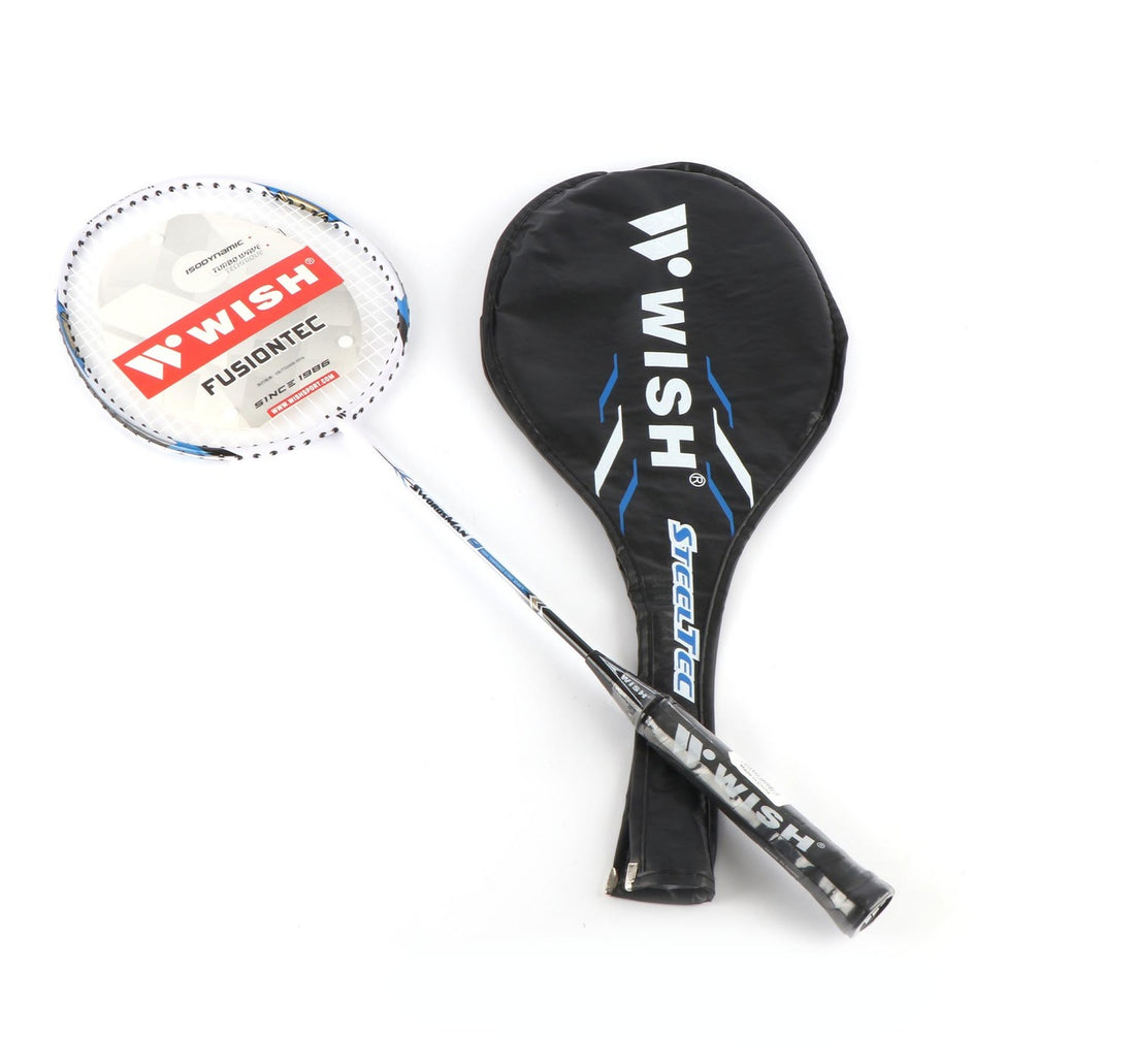 Wish Badminton Racket Steel Tech 9 Assorted