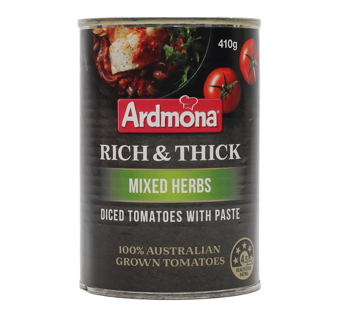 Ardmona Tomatoes With Mixed Herbs Rich & Thick 410 g