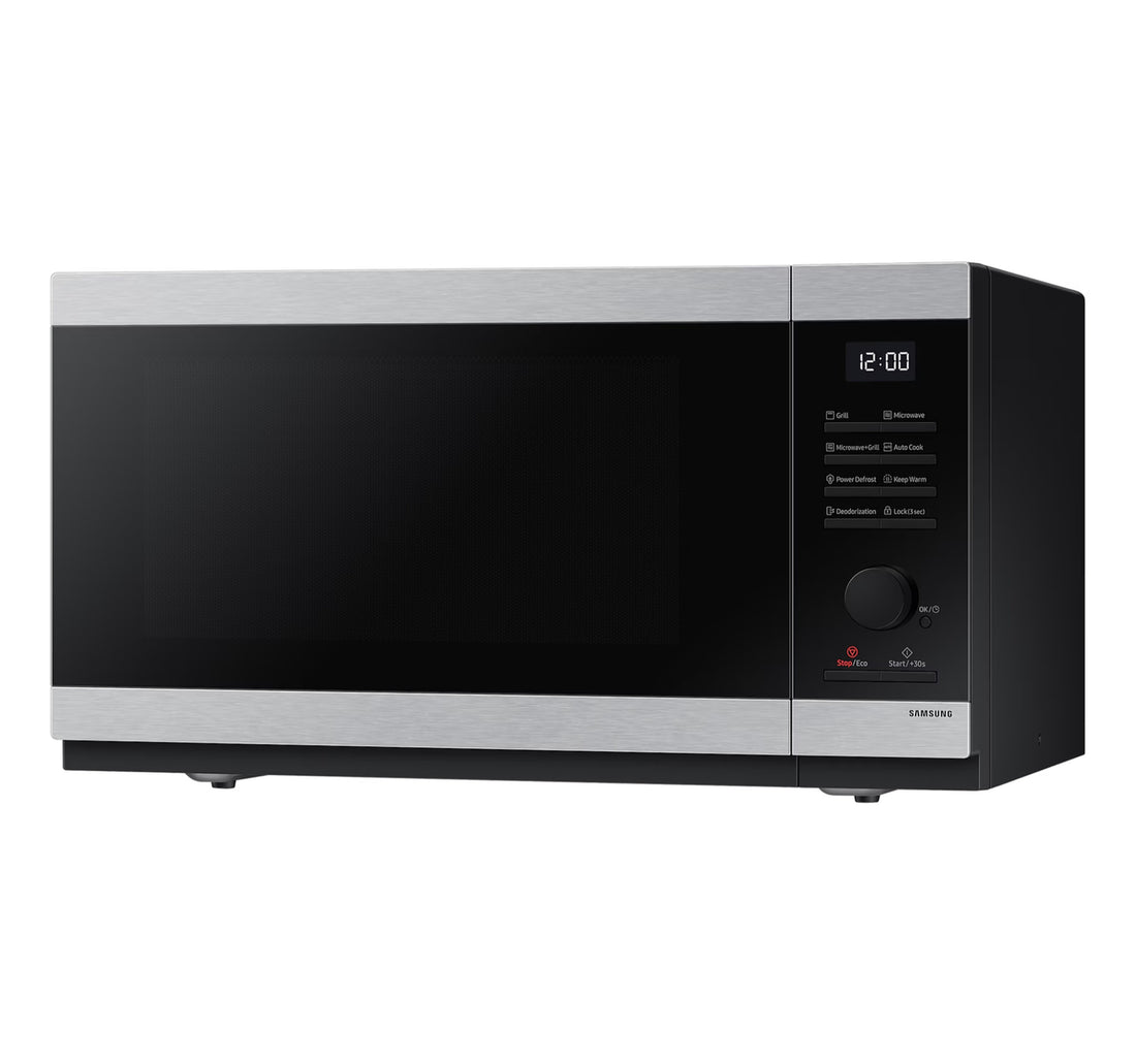 Samsung Grill Microwave Oven with Sheath Heater and Home Dessert, 40L, Silver, MG40DG5524ATSG