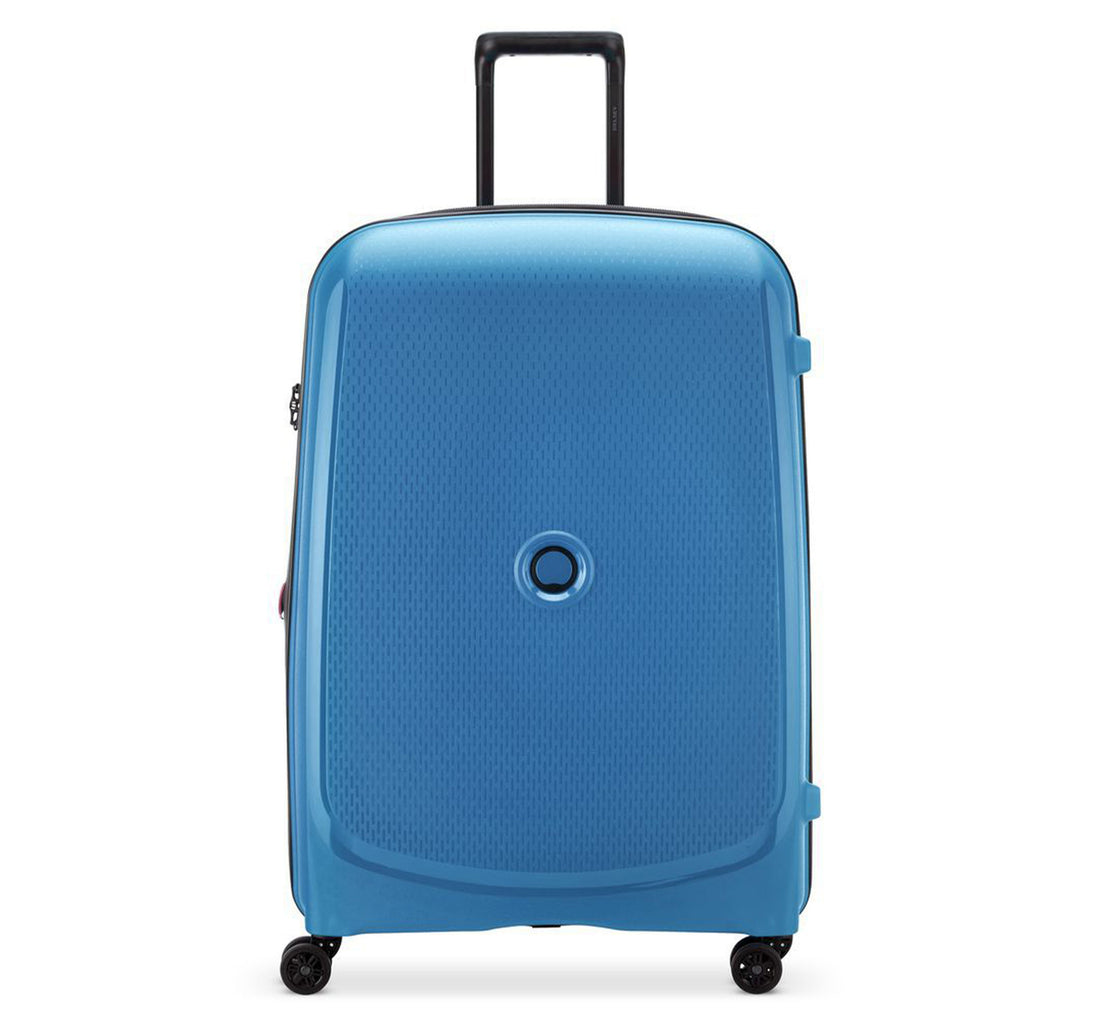 Delsey Belmont Plus Non Expandable 4 Wheels Hard Trolley, 81 cm, Blue