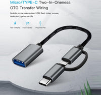 Trands 2 in 1 USB 3.0 Adapter OTG Cable CA344