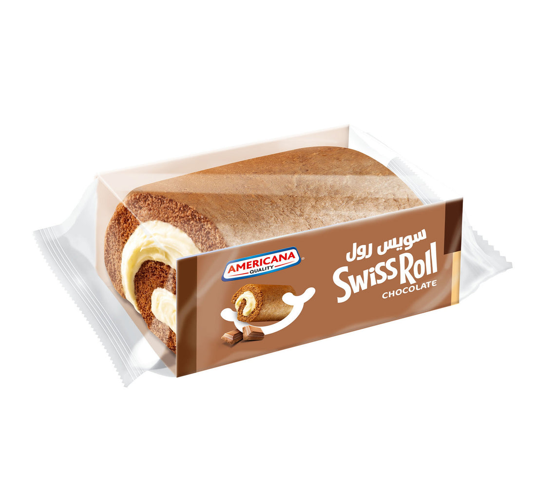 Americana Chocolate Half Swiss Roll 12 x 55 g