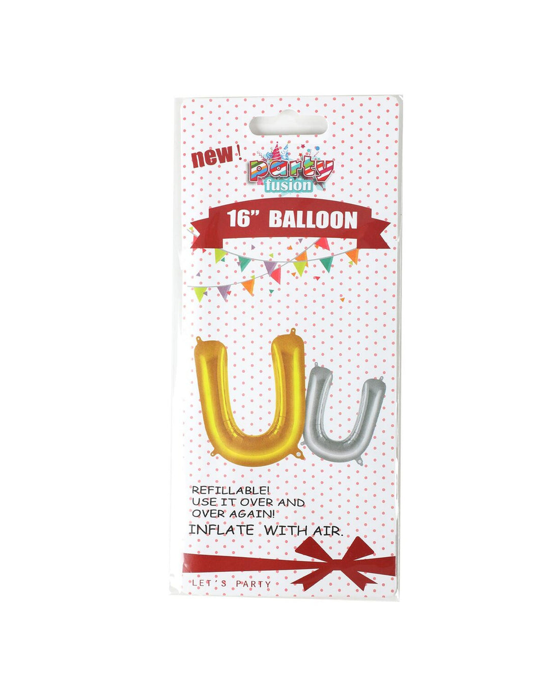 Party Fusion Foil Balloon-U