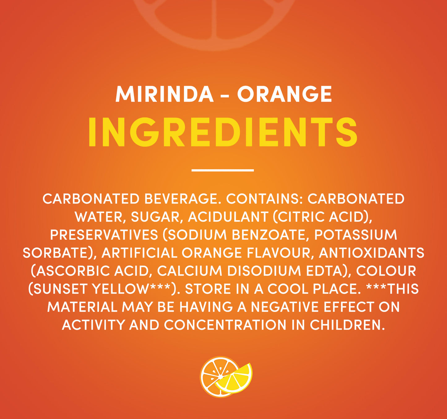 Mirinda Orange Carbonated Soft Drink Can 30 x 150 ml