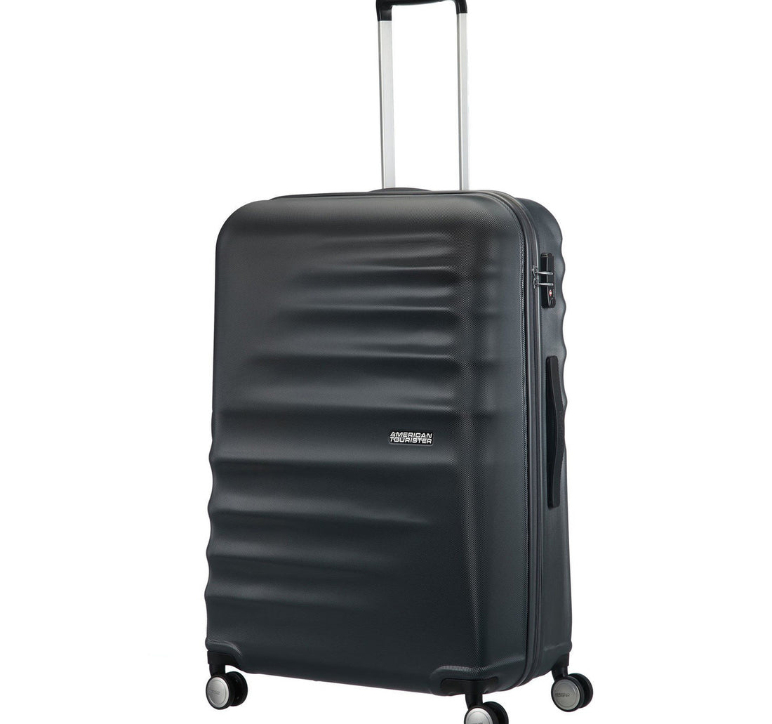 American Tourister Preston 4 Wheels Hard Trolley, 77 cm, Black