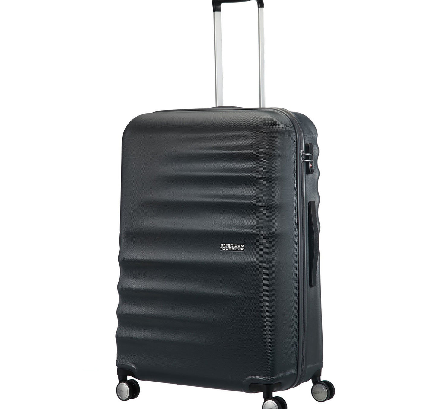 American Tourister Preston 4 Wheels Hard Trolley, 77 cm, Black