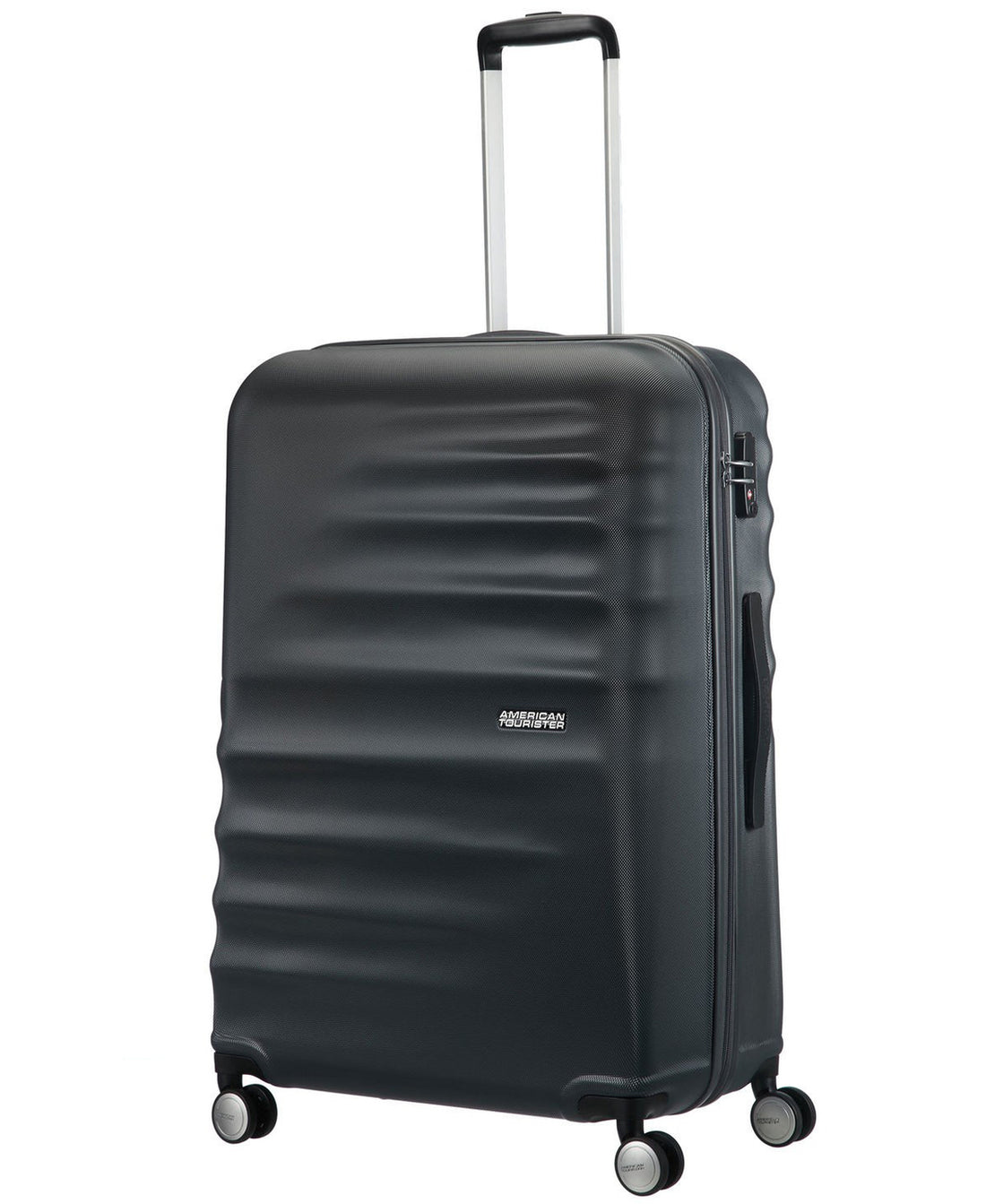 American Tourister Preston 4 Wheels Hard Trolley, 77 cm, Black