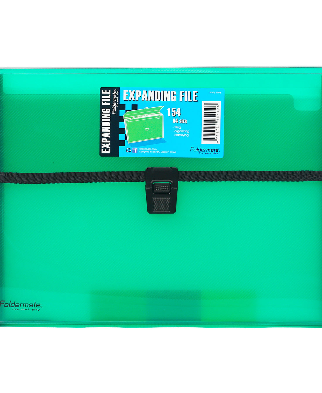 Foldermate Expanding File FE154 Assorted Colors
