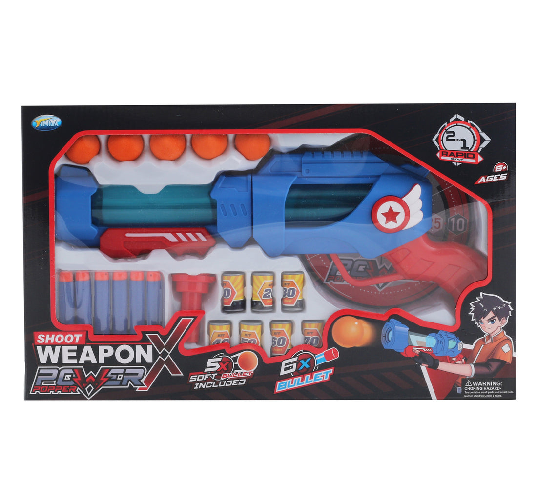 Skid Fusion 2 In 1 Shooting Gun 668C-2