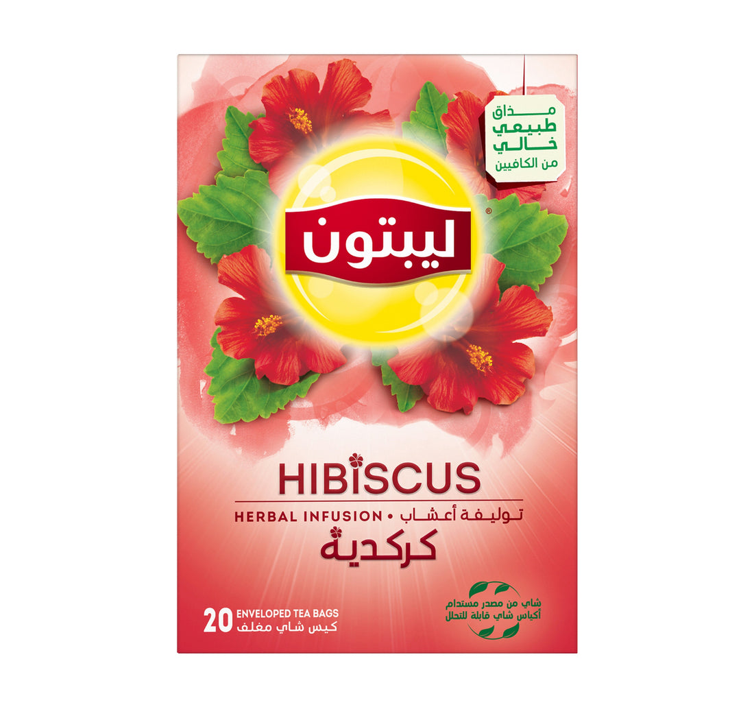 Lipton Hibiscus Herbal Infusion Tea 20 Teabags