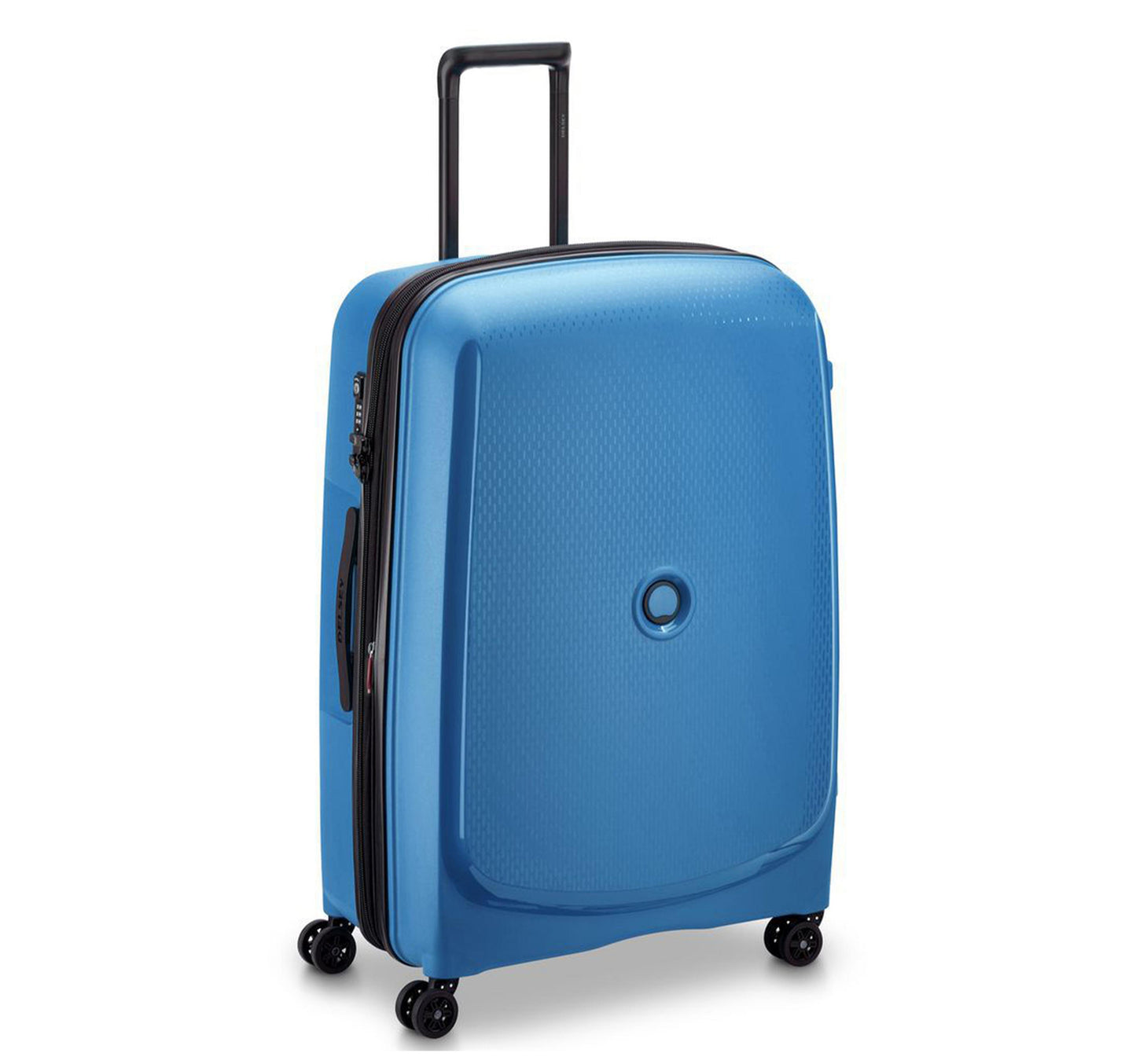Delsey Belmont Plus Non Expandable 4 Wheels Hard Trolley, 70 cm, Blue