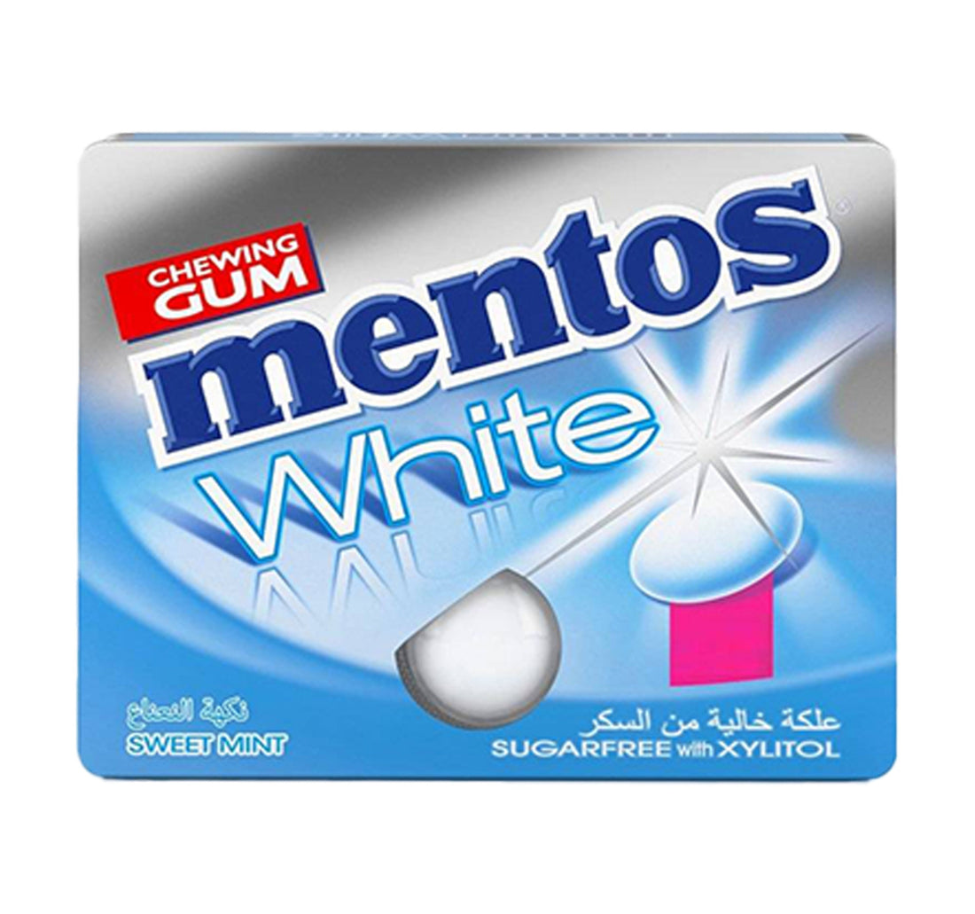 Mentos White Sweet Mint Chewing Gum 11.4 g