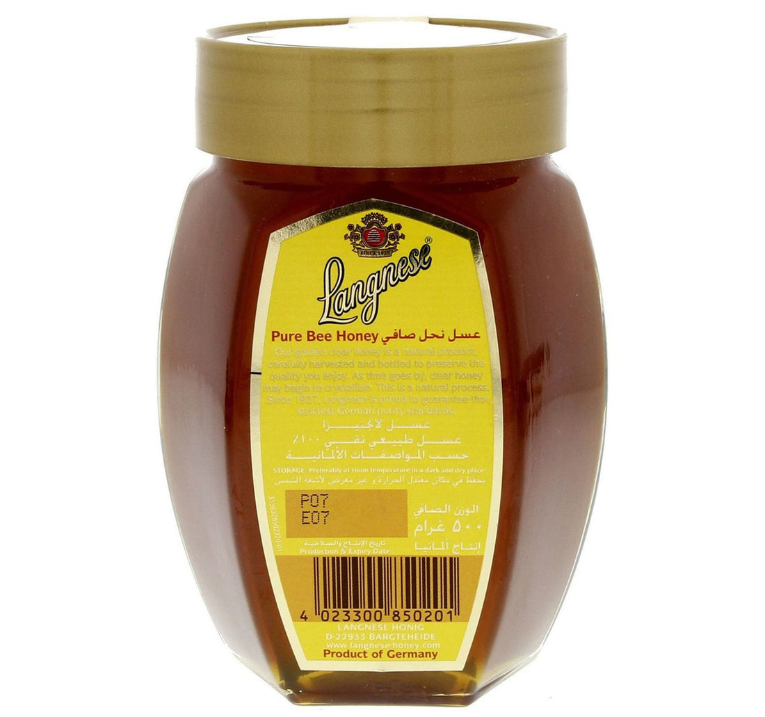 Langnese Golden Clear Pure Bee Honey 500 g