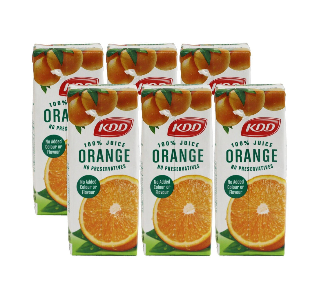 KDD Juice Orange 6 x 180 ml