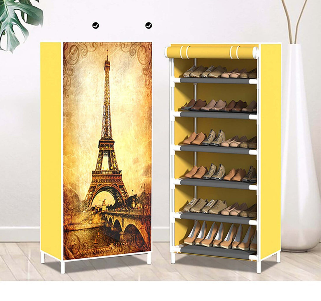 Maple Leaf Home 3D Fabric Shoe Cabinet 6Layer, 1005