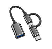 Trands 2 in 1 USB 3.0 Adapter OTG Cable CA344 Lulu Hypermarket