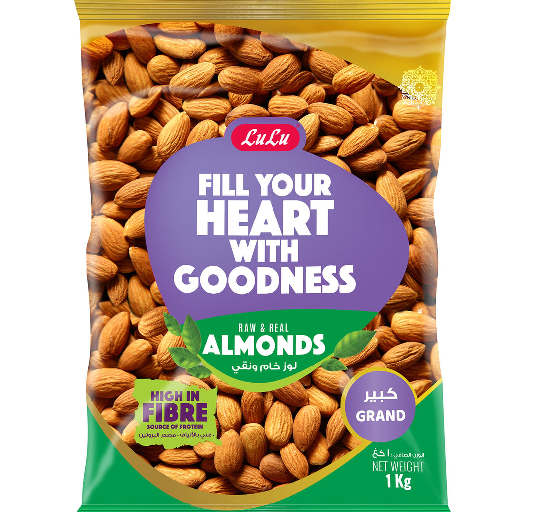 LuLu Raw & Real Almonds Grand 1 kg