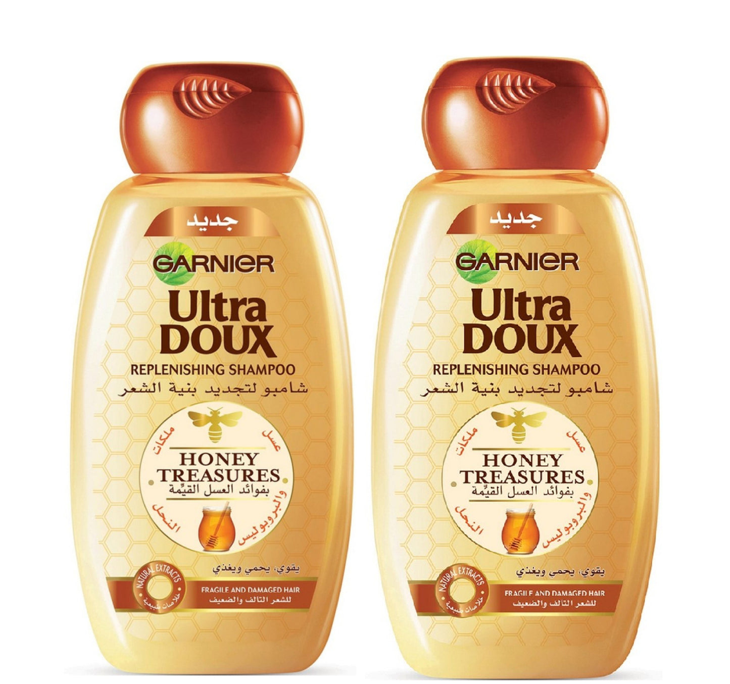 Garnier Ultra Doux Replenishing Honey Treasures Shampoo Value Pack 2 x 400 ml