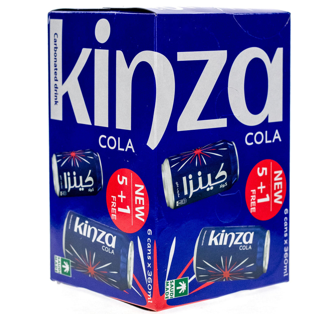Kinza Carbonated Drink Cola 6 x 360 ml