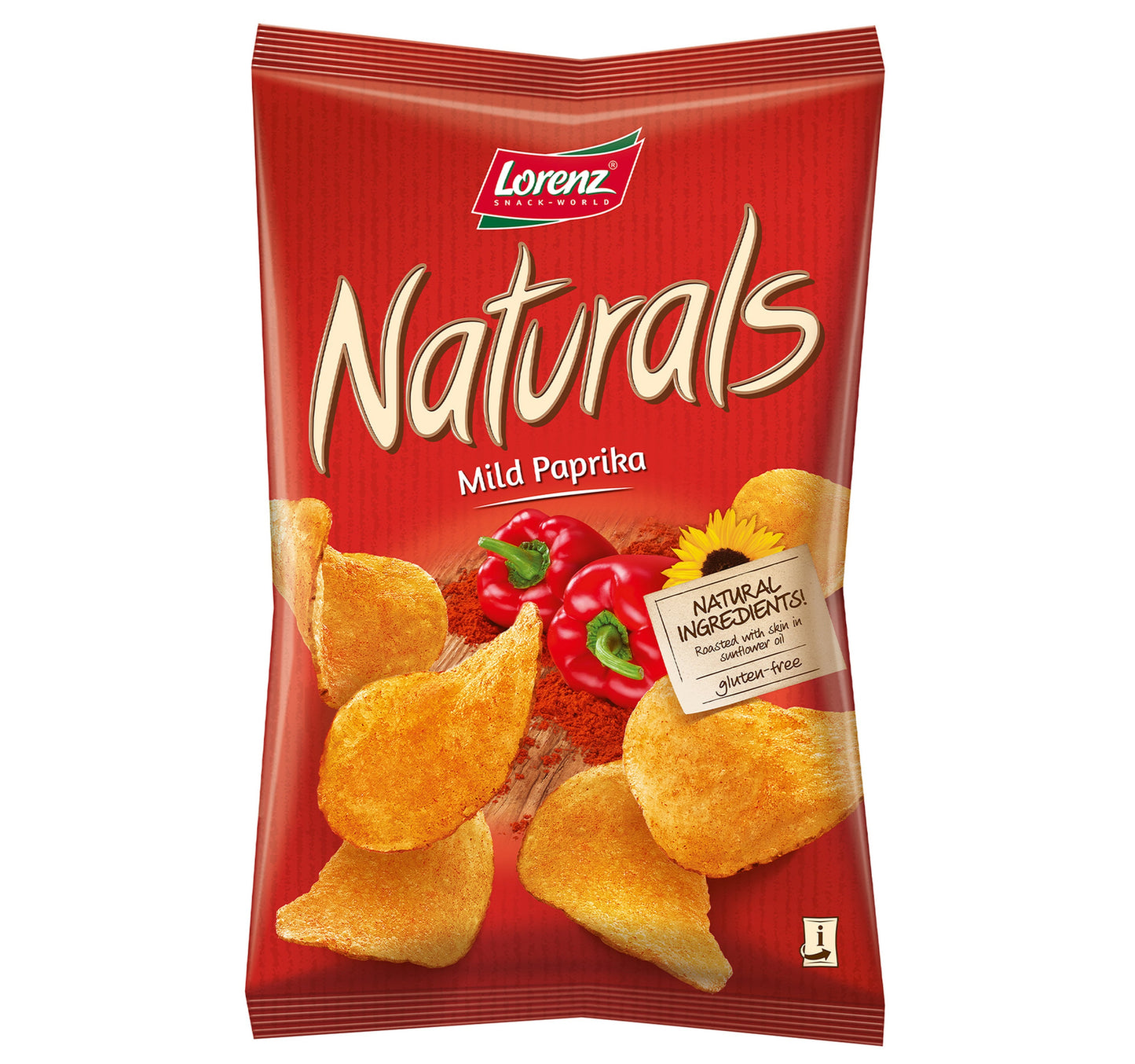 Lorenz Natural Mild Paprika Potato Chips 100 g
