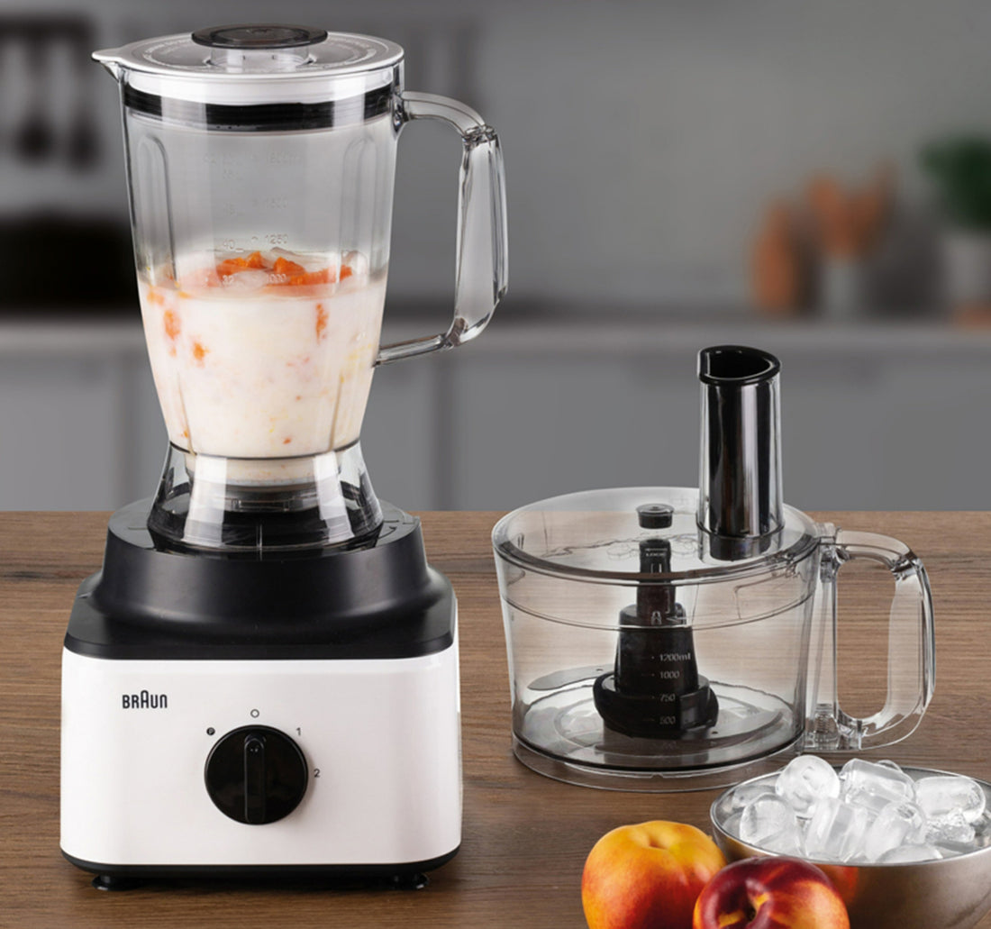 Braun Food Processor, 750W, White, FP0132WH