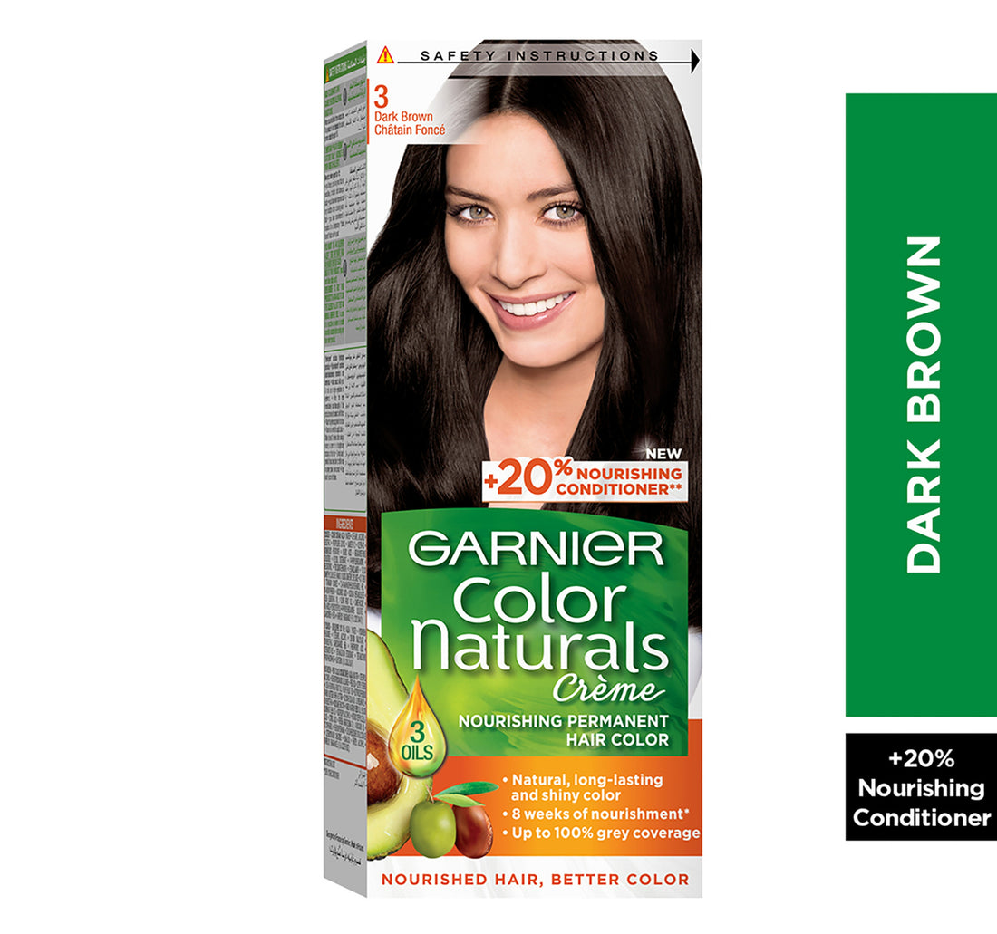 Garnier Color Naturals 3 Dark Brown 1 pkt