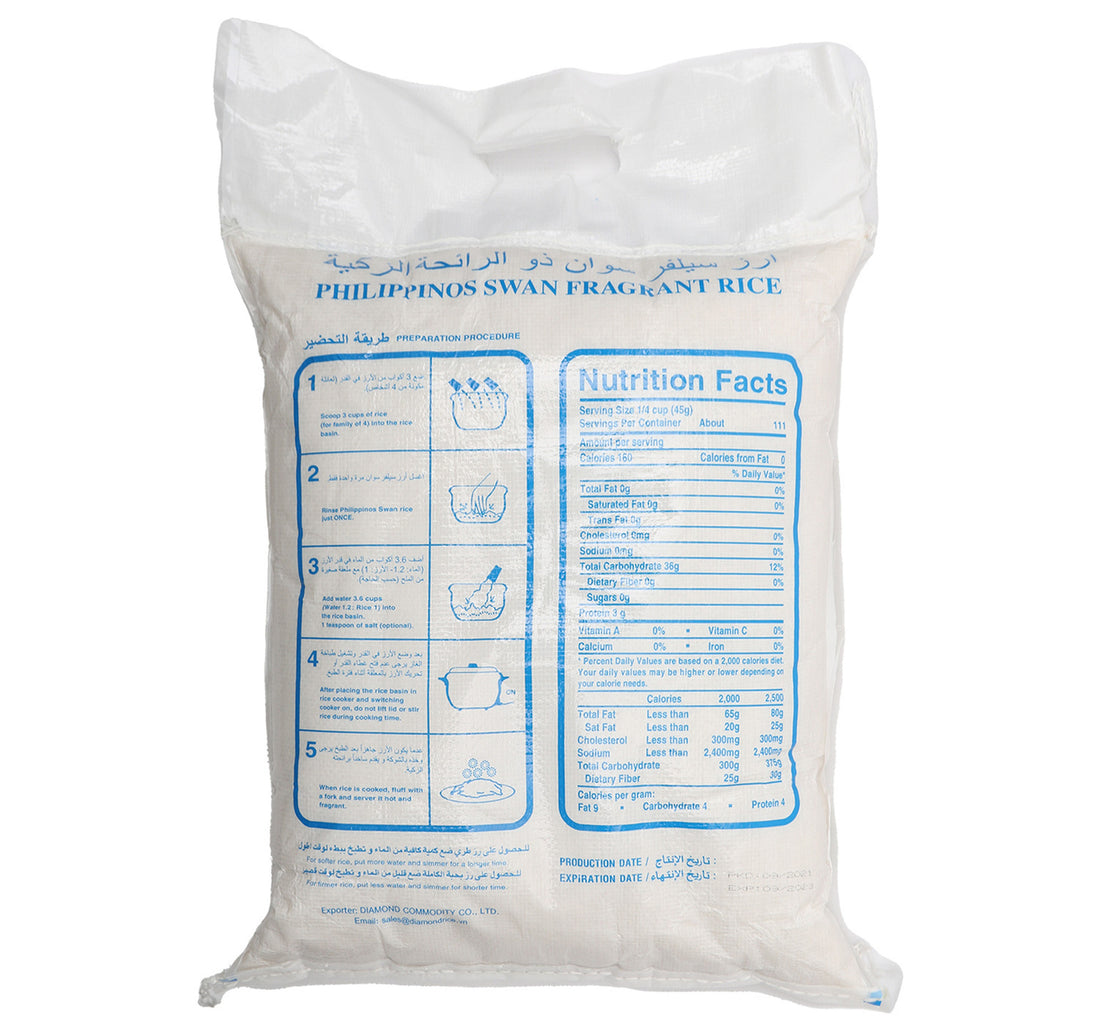 Philippinos Swan Jasmine Rice 10 kg